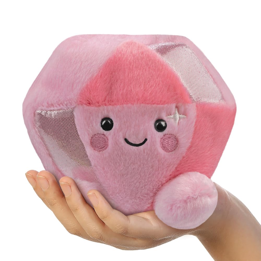 Aurora Palm Pals Pink Diamond Soft Toy 5In, Model 61603 5