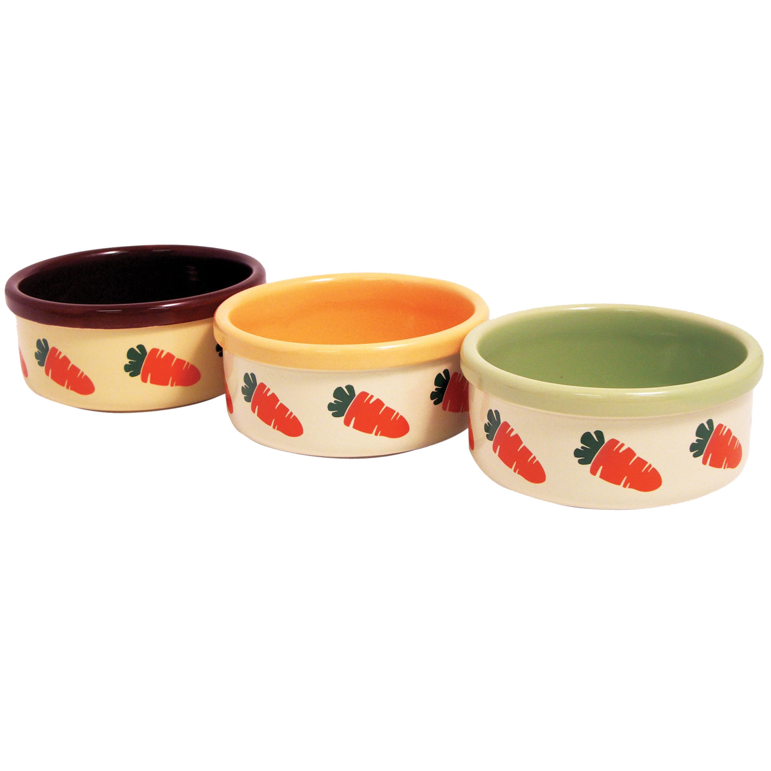 Rosewood Ceramic Small Animal Feeding Dish - 13 cm Diameter | Stable & Durable | Dishwasher Safe