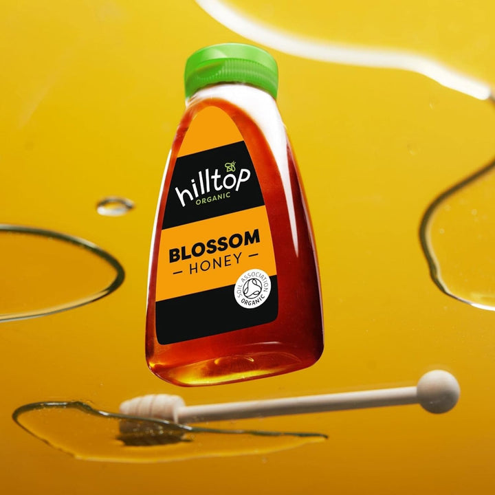 Hilltop Honey - Organic Blossom Honey - Squeezy Bottle - 720g