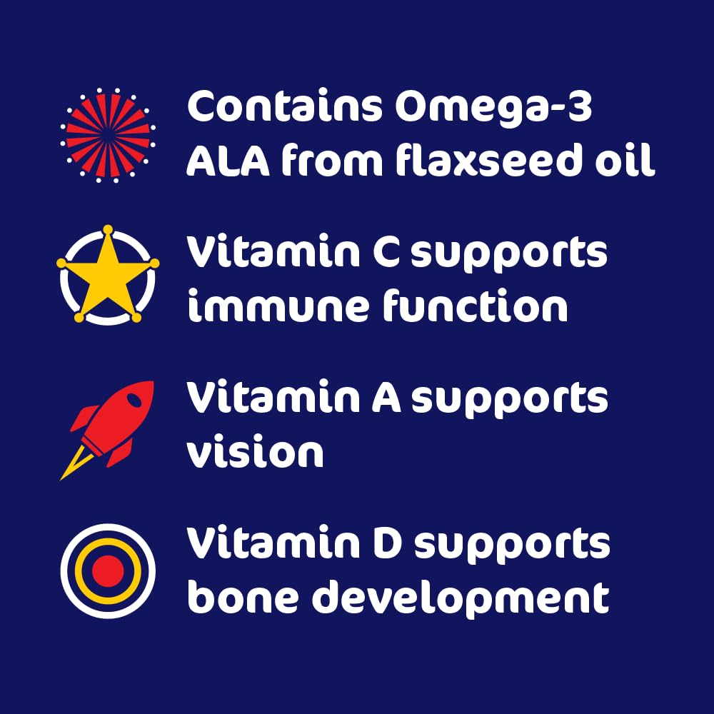 Haliborange Disney Pixar Toy Story Multivitamin & Omega-3 Softies for Kids | Orange Flavour | 60 Count 4