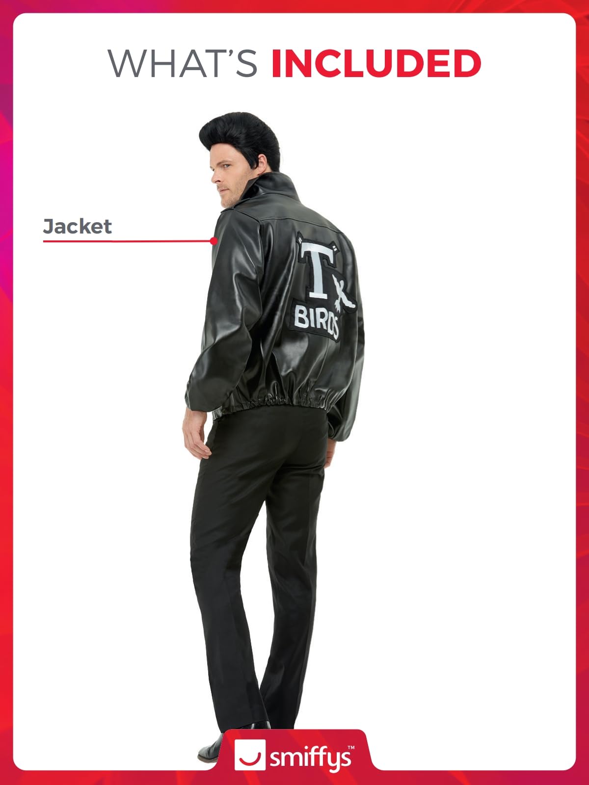 Smiffys Grease T-Birds Jacket - Adult Size L 4