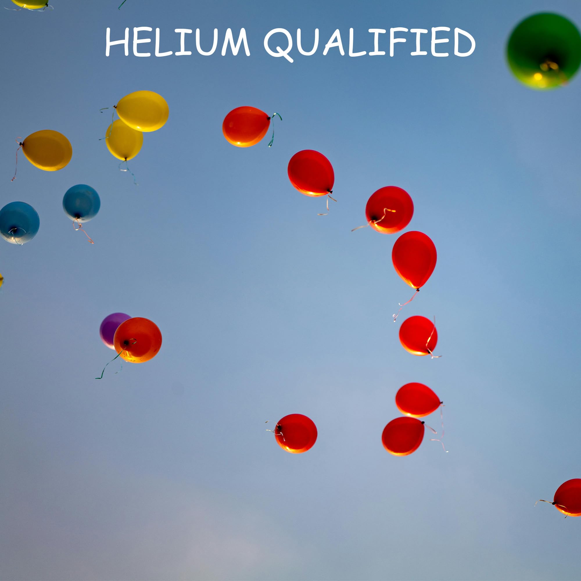 SHATCHI Rainbow Balloons 50 Pack - 12 Inch Metallic Latex Party Decorations 4