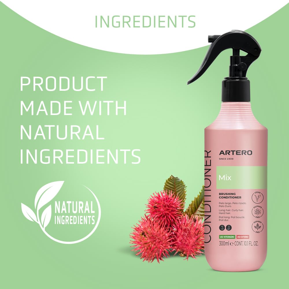 Artero Mix Multi-Phase Conditioner Spray - Detangles & Reduces Drying Time | 300 ml | Fresh Scent 5