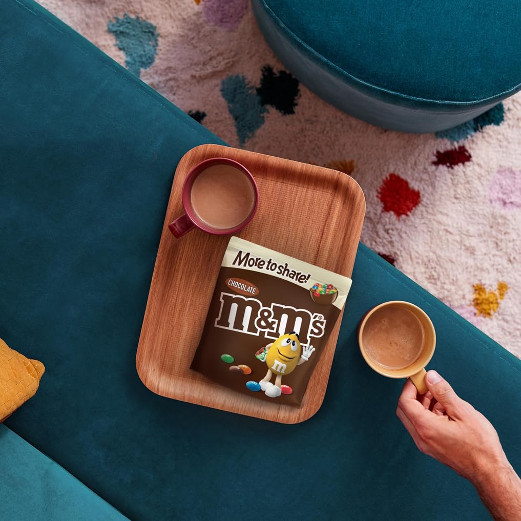 M&M's Chocolate More to Share Pouch - Milk Chocolate, 200g | Resealable Bag 2