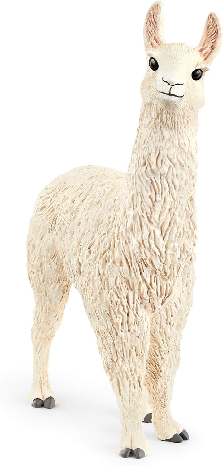 Schleich Farm World Llama Figure 13920 | Ages 3+ | White | Miniature Toy