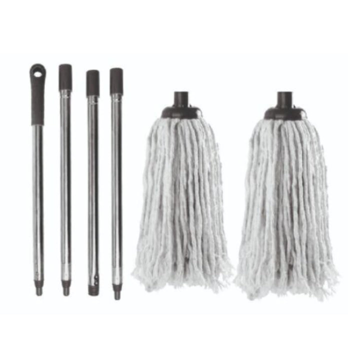 Requisite Needs - 120cm Cotton String Floor Mop with Detachable Adjustable Handle