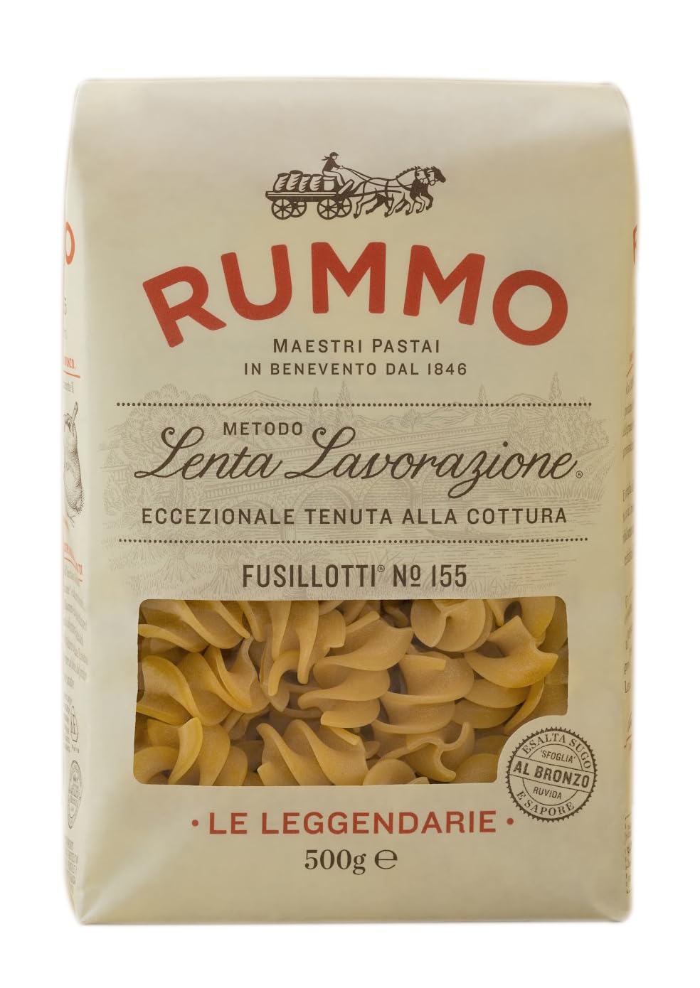 Rummo Fusillotti Pasta No.155 - Artisan Twisted Shape for Sauce Retention | 500g