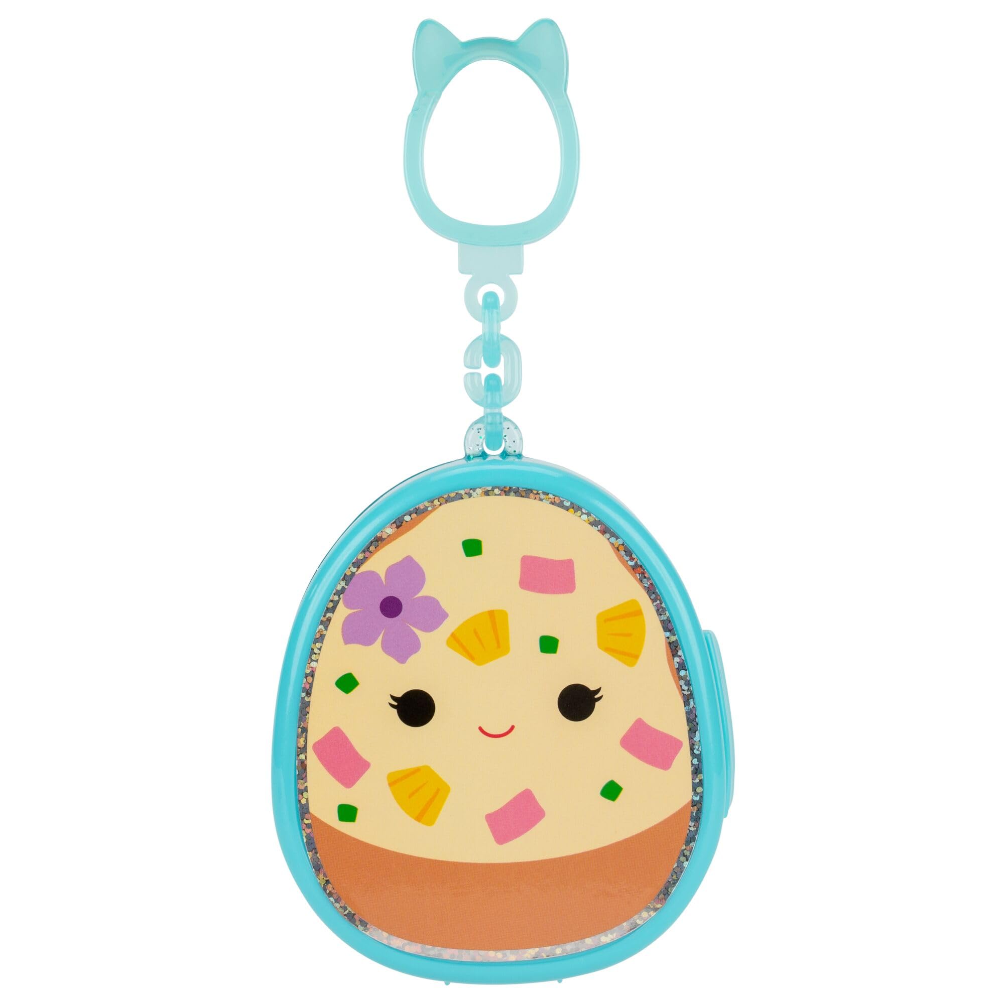 Squish-a-longs Mini-Squish Multipack with 2 Clip-a-longs and 40 Mini Figures – Saku the Hawaiian Pizza & Wendy the Frog Themed Carrying Cases 13