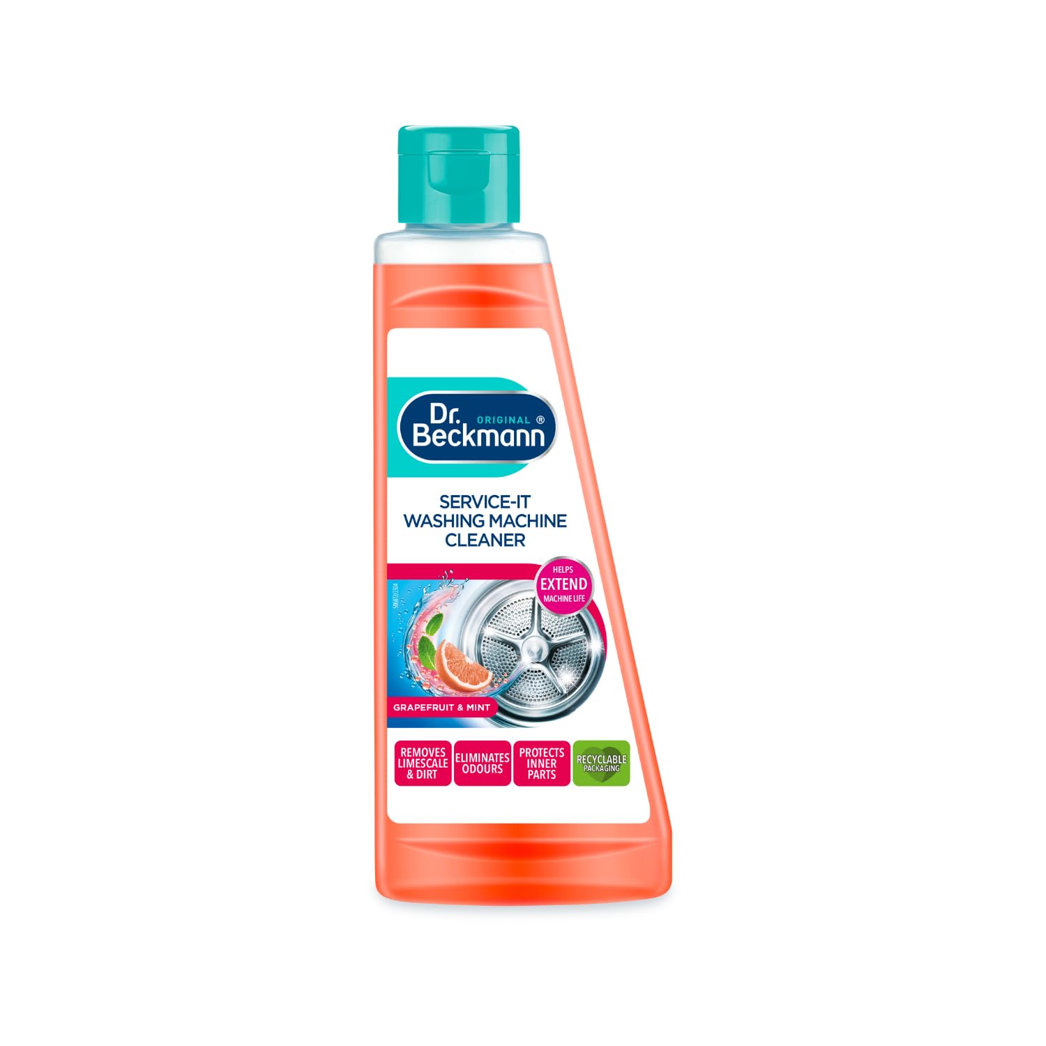 Dr. Beckmann Service-it Washing Machine Cleaner - Removes Limescale & Odour | 250 ml Liquid 1