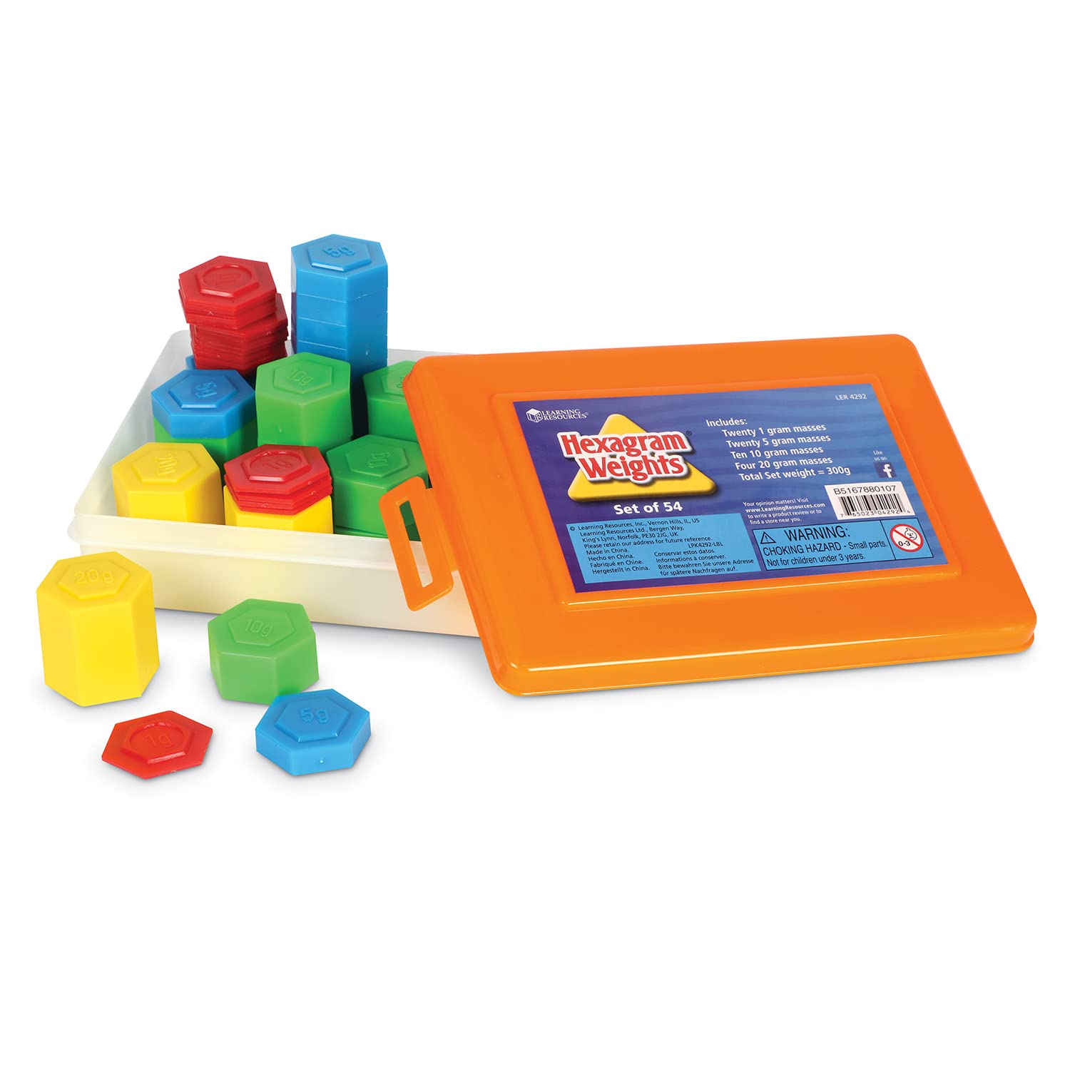 Learning Resources Metric Weight Set - Introduces Weighing Concepts | Ages 5-9 | LER4292 8