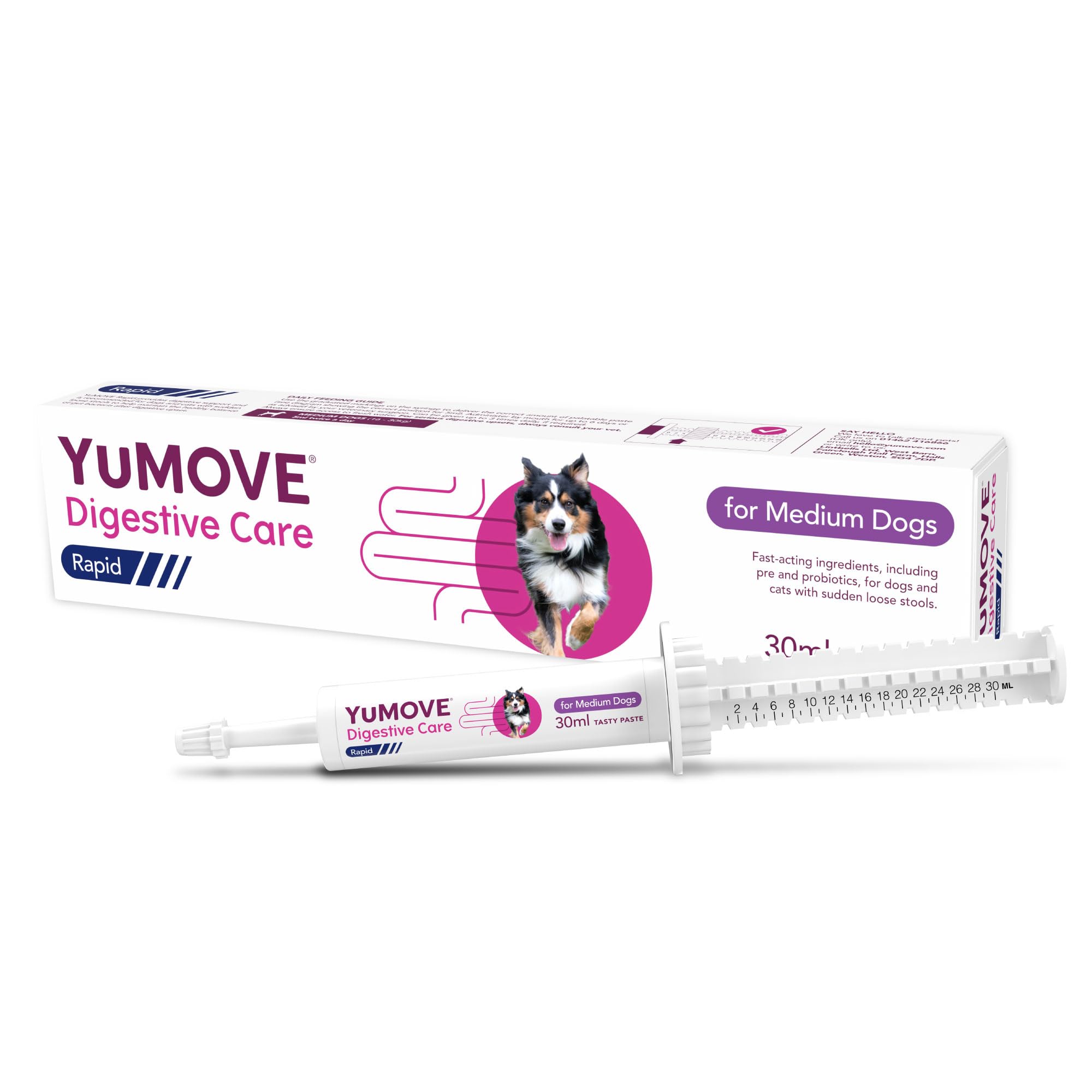 YuMOVE Digestive Care Rapid Pre and Probiotic Paste for Dogs Gut Health | 30ml