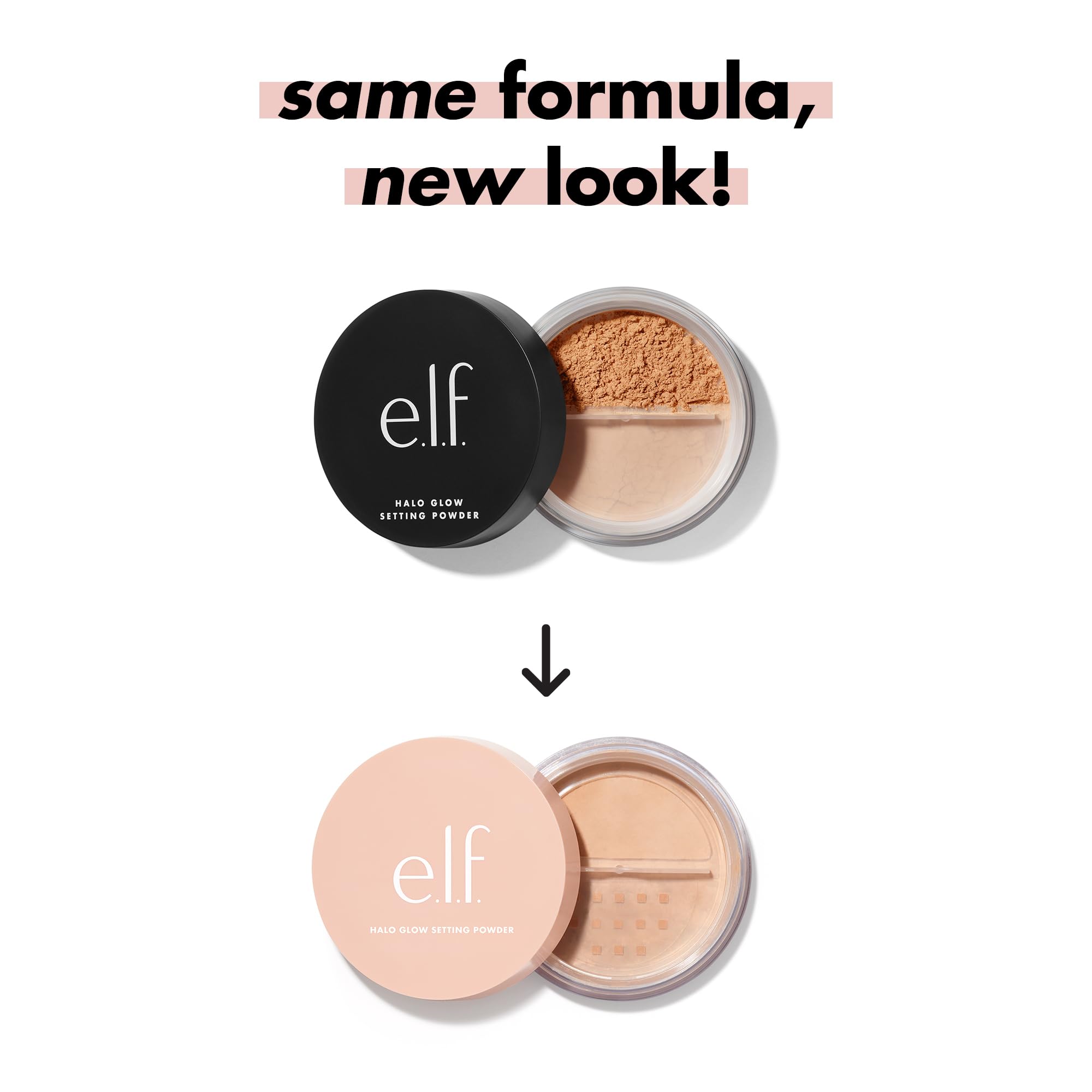 e.l.f. Halo Glow Setting Powder - Blurring, Smooths Complexion | Light Shade | 6.8g 4