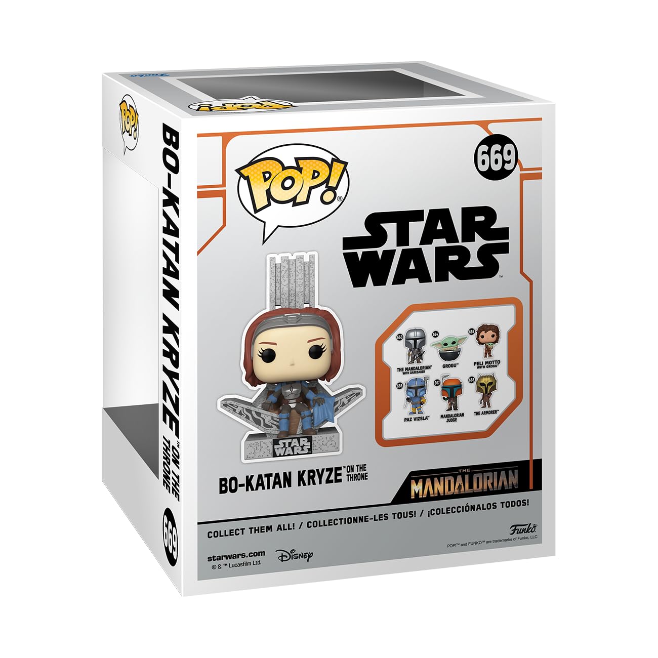 Funko Pop! Star Wars: The Mandalorian - Bo-Katan Kryze with Throne Deluxe Vinyl Figure 11