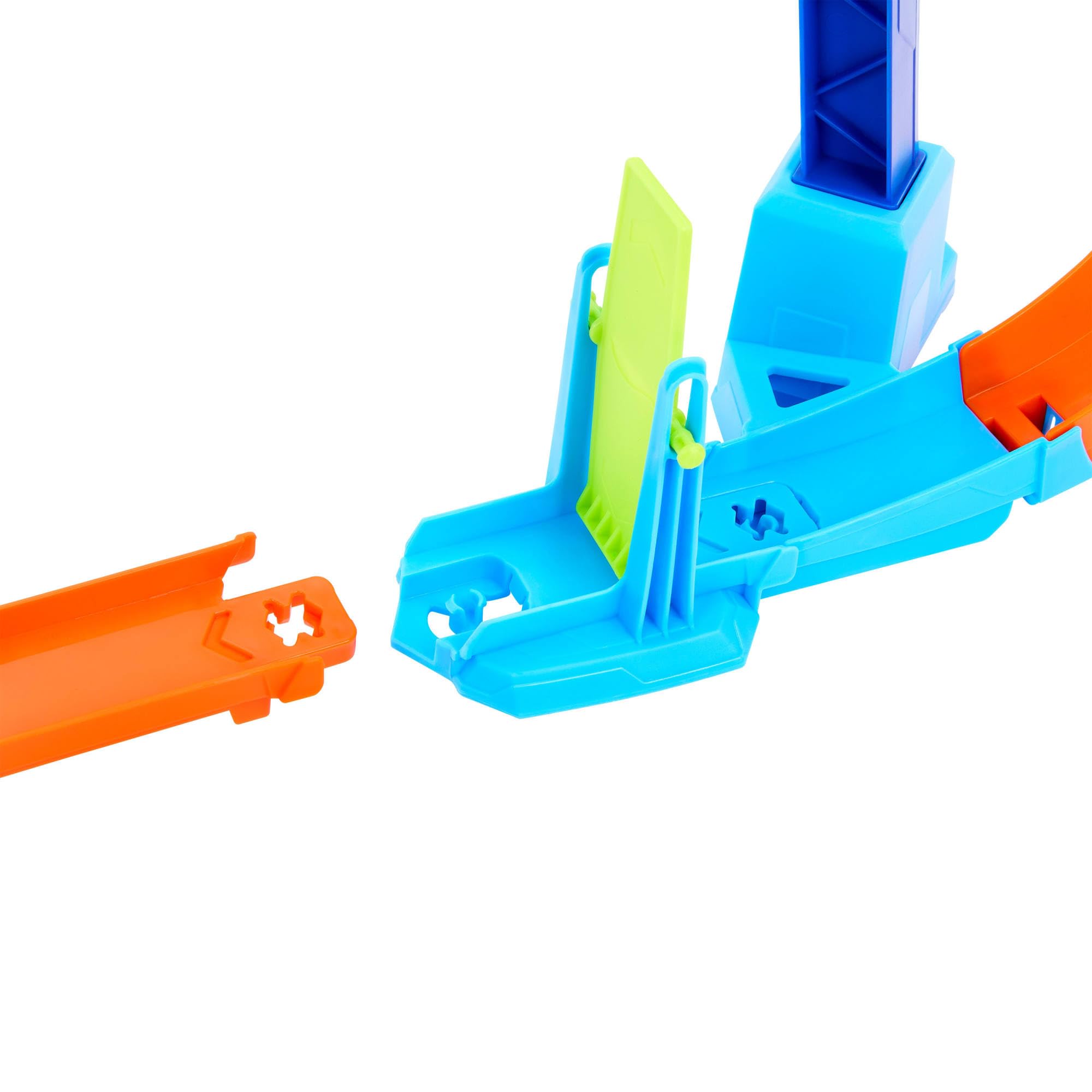 Hot Wheels Stunt Tracks Corkscrew Jump Track Set with 1:64 Scale Car | Ages 4+ | Model JFH36 4
