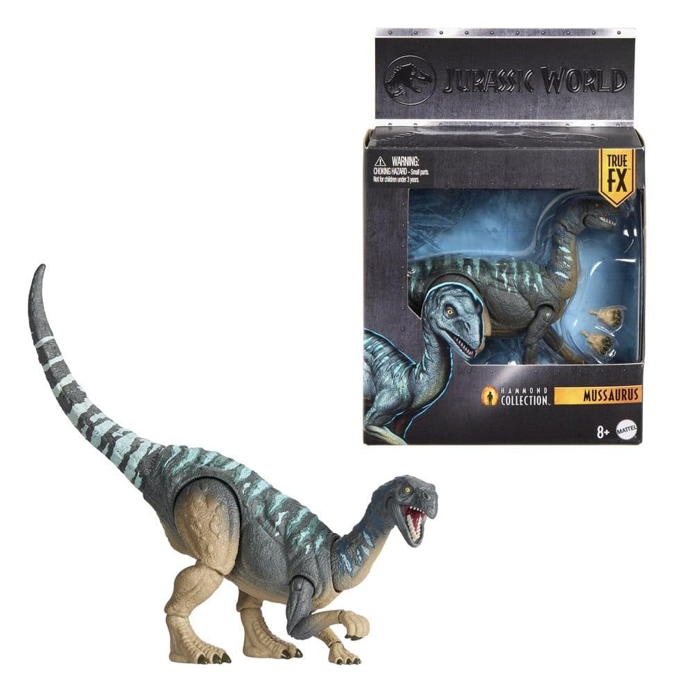 Mattel Jurassic World Hammond Collection Mussaurus Dinosaur Action Figure | 8.4-inch | 15 Points of Articulation