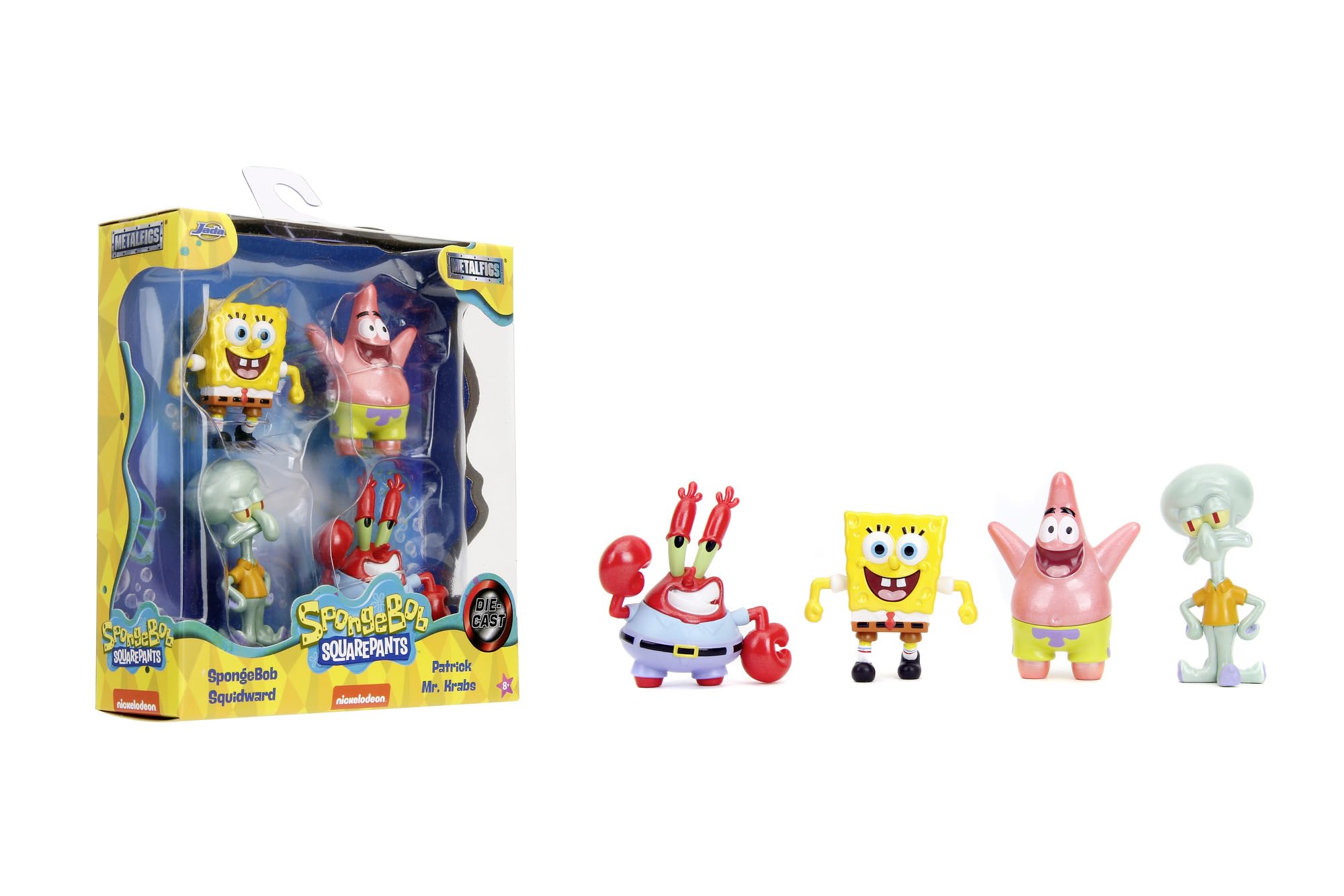 Jada SpongeBob 2.5-Inch Metalfigs 4-Pack - Nickelodeon Collectible Action Figures 8