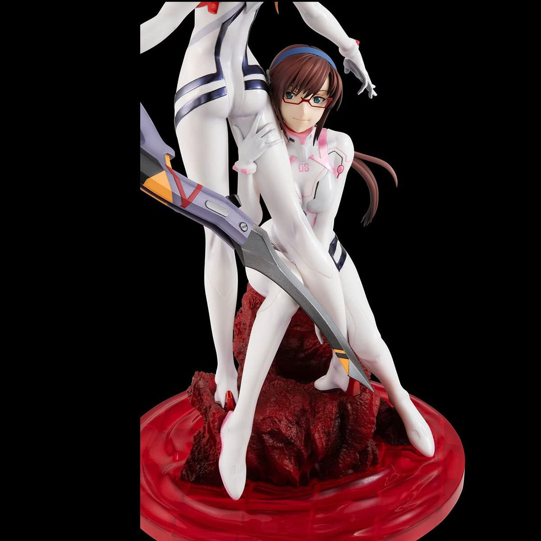 Megahouse Evangelion Thrice Upon a Time Asuka & Makinami Gem Series PVC Figure (MH83370)