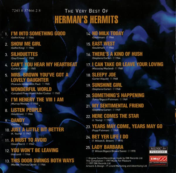 Herman's Hermits - The Very Best Of [Audio CD]