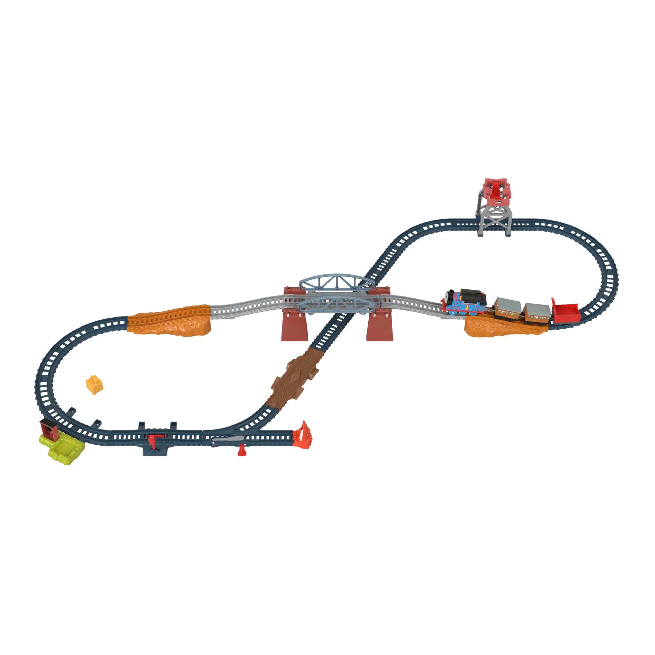 THOMAS & FRIENDS 3-in-1 Package Pickup Train Set with Motorized Thomas | Ages 3+ | HGX64 1