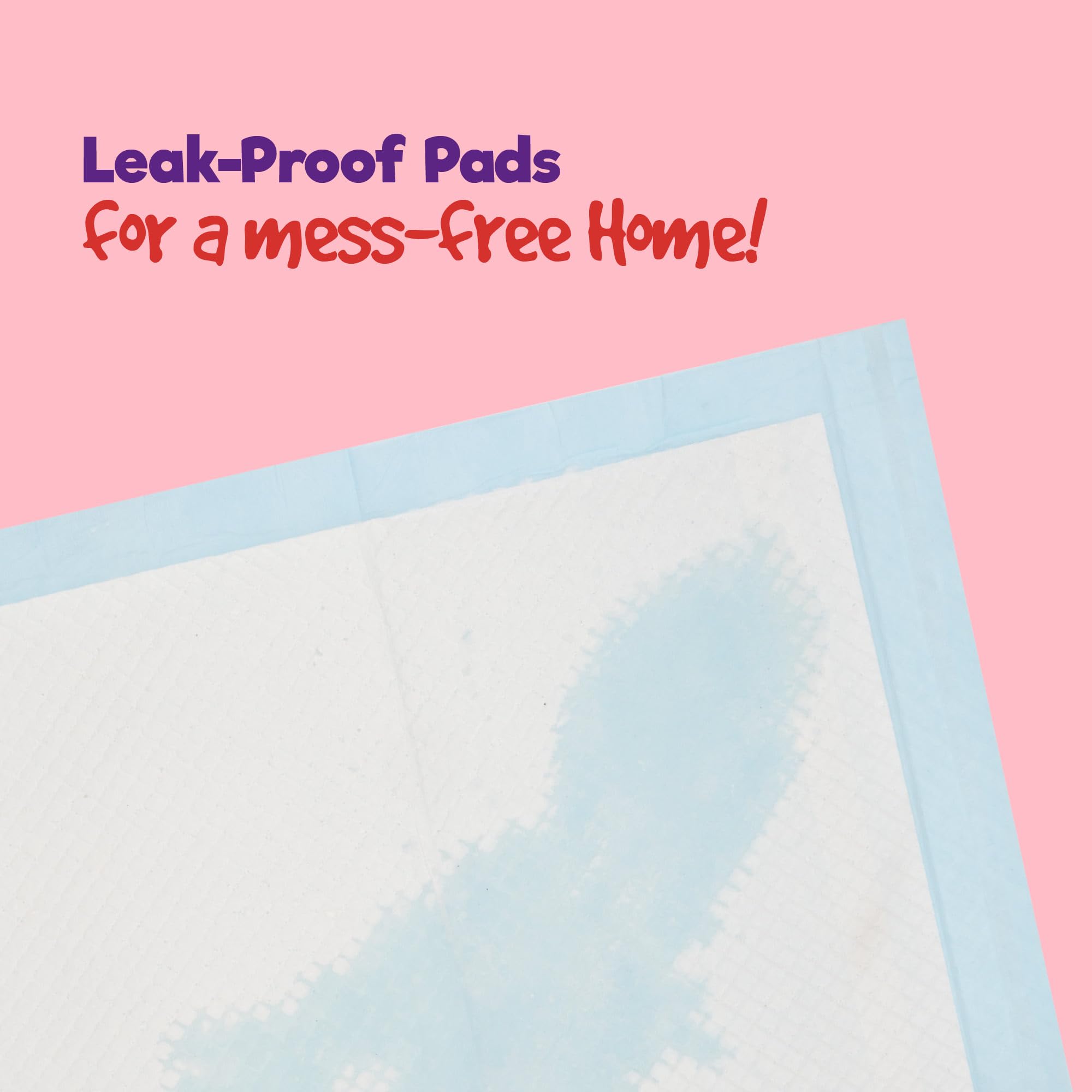 Petlicity Disposable Training Pads, Small (45x60cm), 50 Pack - Highly Absorbent Puppy Pads 6