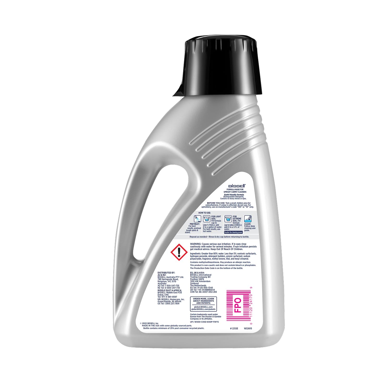 BISSELL Wash & Remove Pro Total Carpet Cleaner Liquid with Oxy Boost & StainProtect | 1.5 l