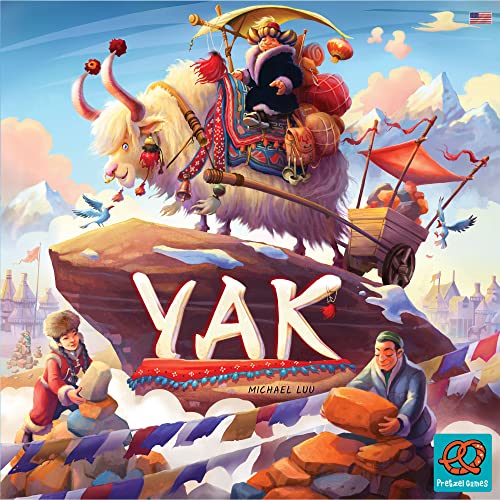 Pretzel Games Yak Board Game | Strategy Resource Management Game for 2-4 Players