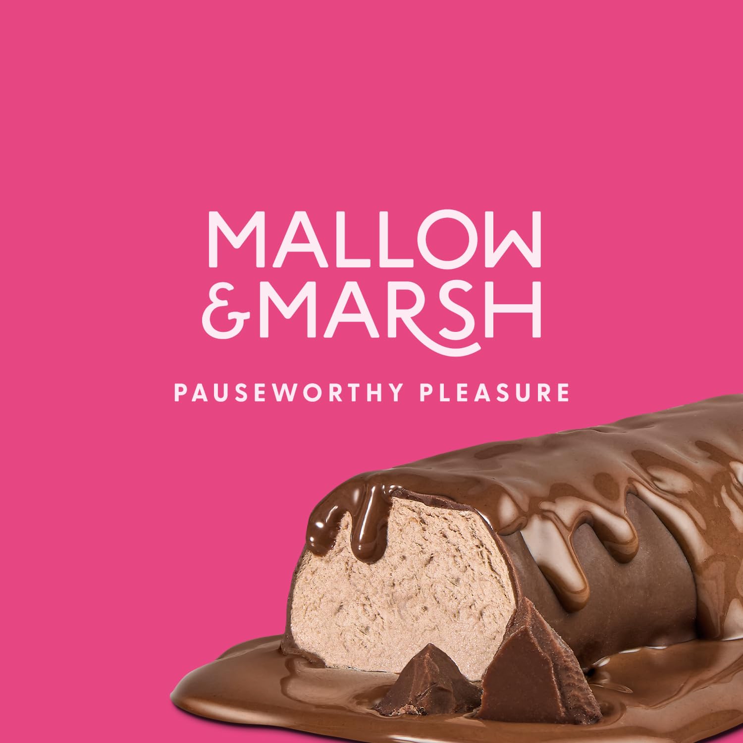 Mallow & Marsh Chocolate Marshmallow Bar - Multipack 12 x 35g, Belgian Milk Chocolate Coated, Handmade in UK 5