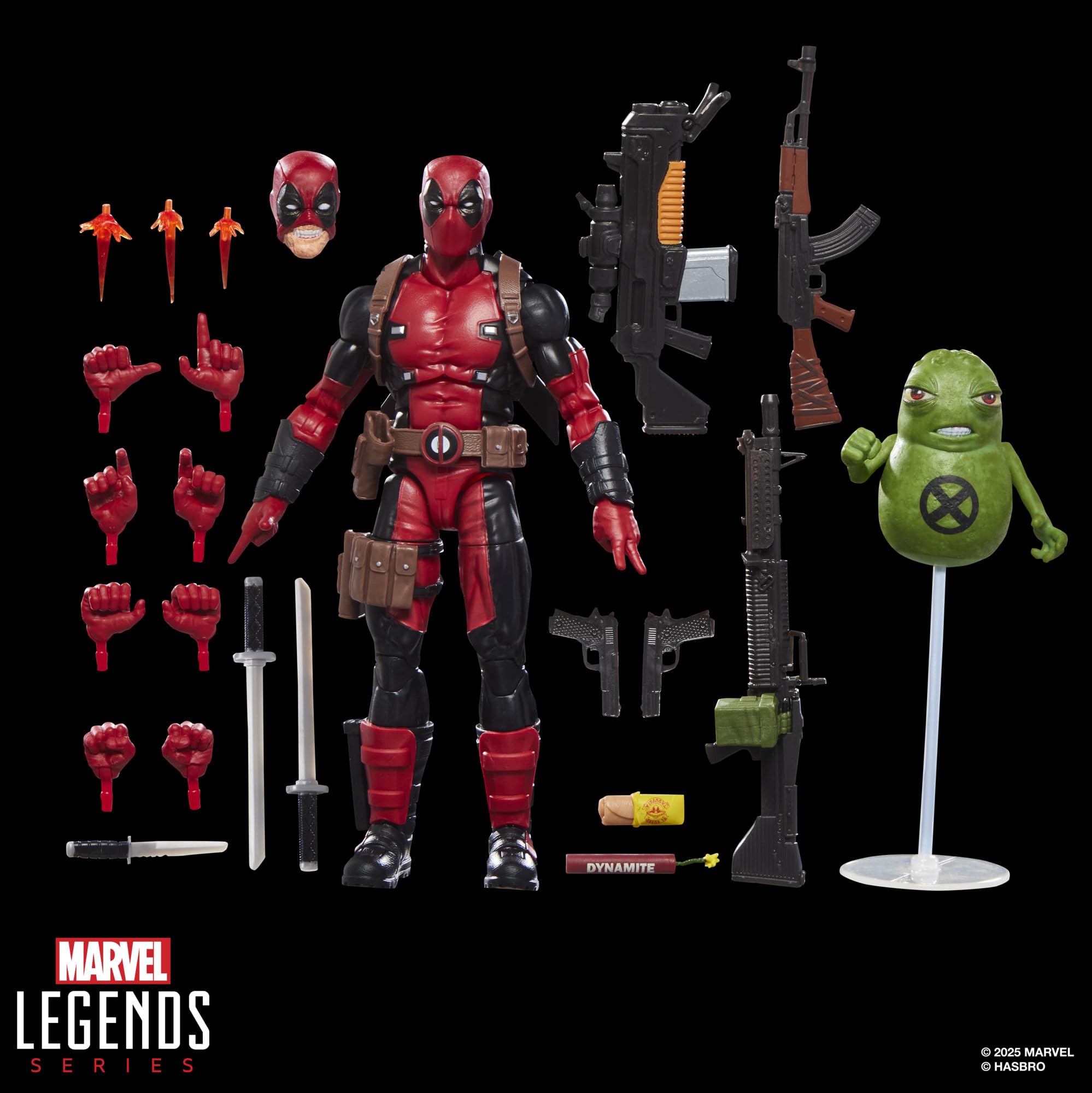 Marvel Legends Maximum Series Deadpool Action Figure with Doop - 6 Inch Collectible with 24 Accessories