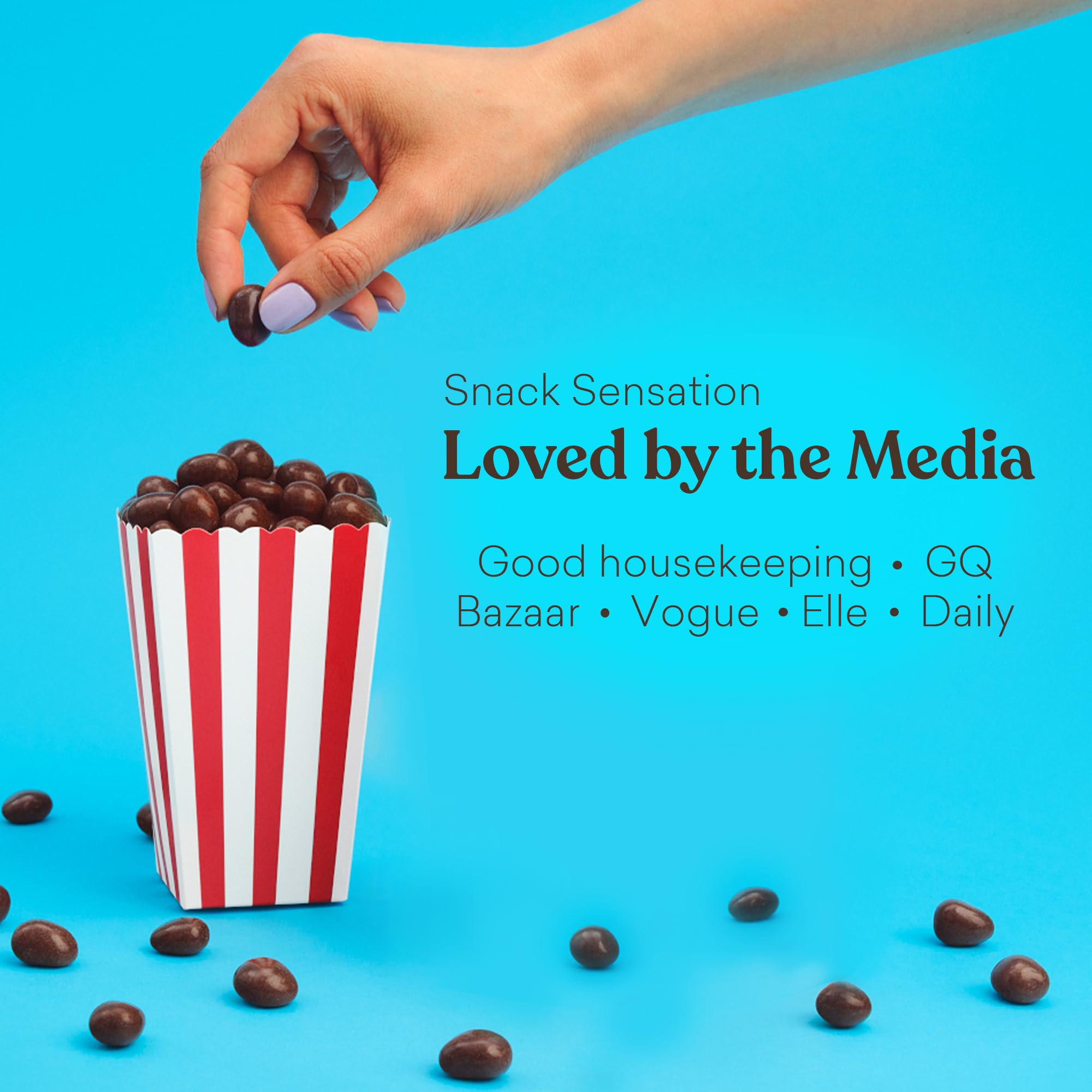 CANDY KITTENS Vegan Chocolate Covered Salted Peanuts - 120g Pack | Plant-Powered Snack 3