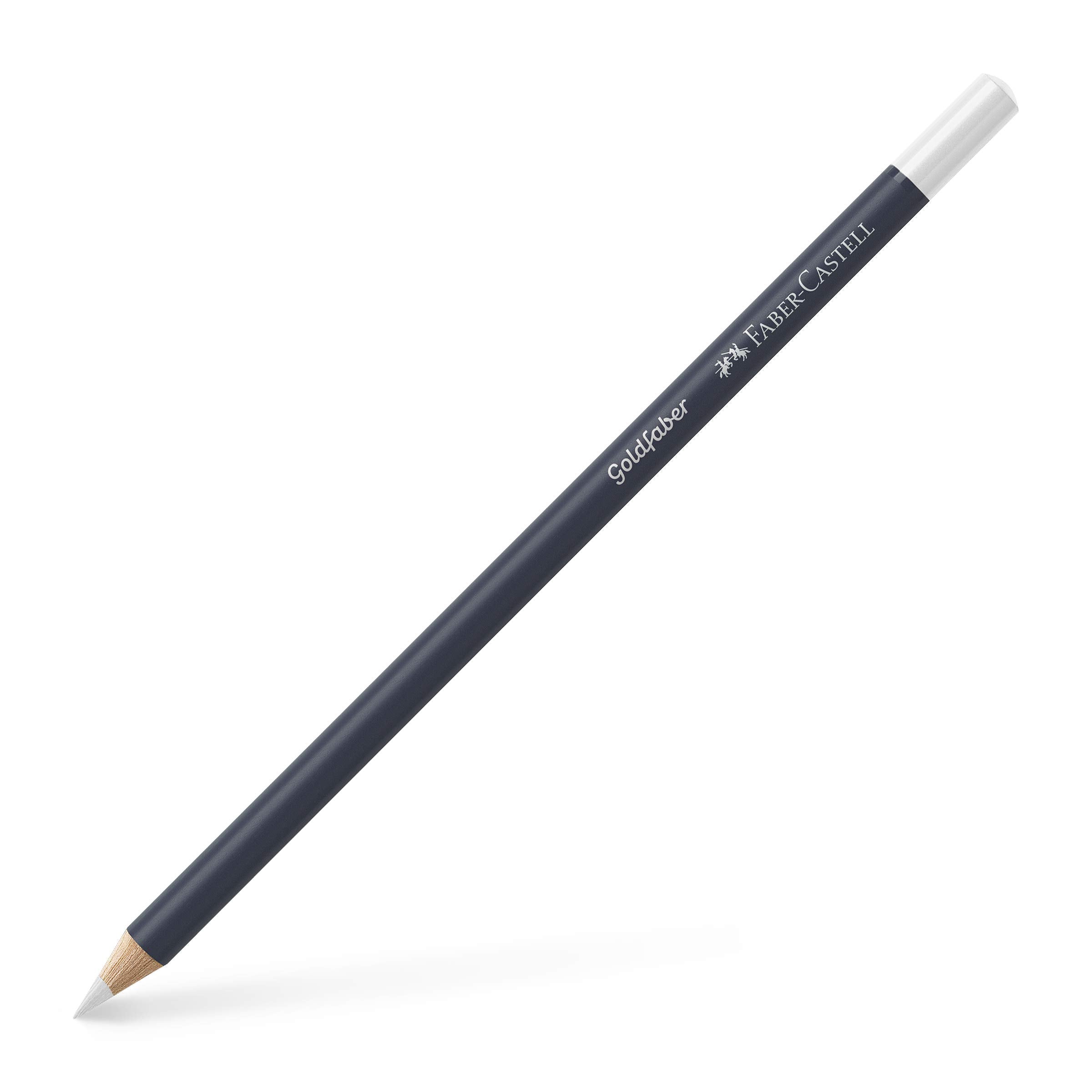Faber-Castell Goldfaber Colour Pencil - White 101 | 3.3mm Lead | Erasable 1