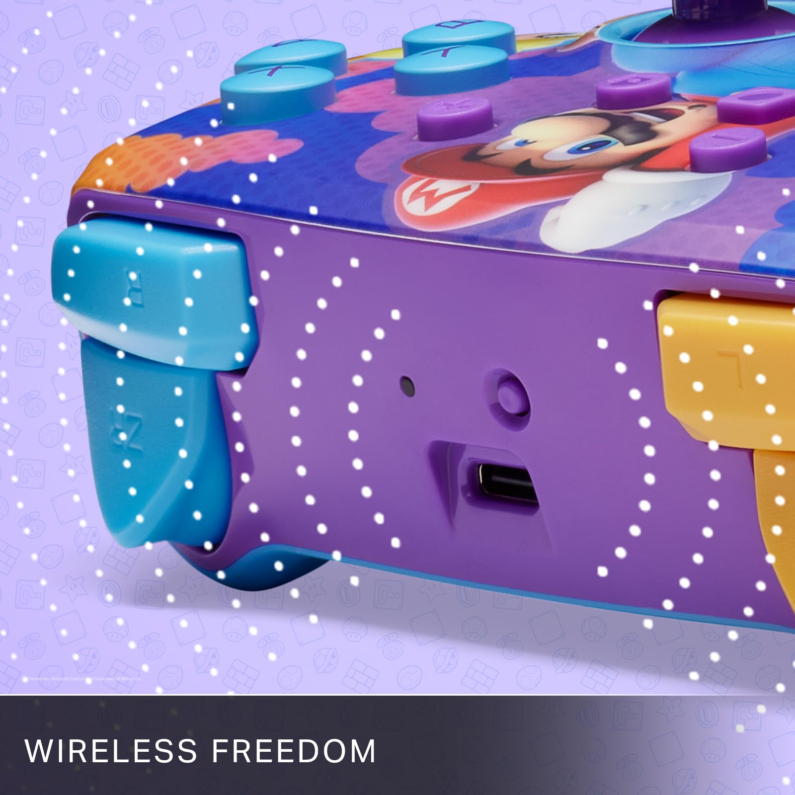 PowerA Enhanced Wireless Controller for Nintendo Switch - Color Splash Heroes 13