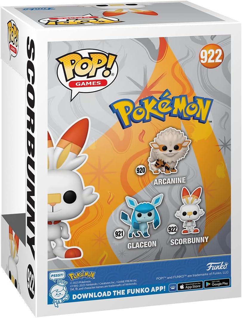 Funko Pop! Games Pokémon - Scorbunny Vinyl Figure (69081)