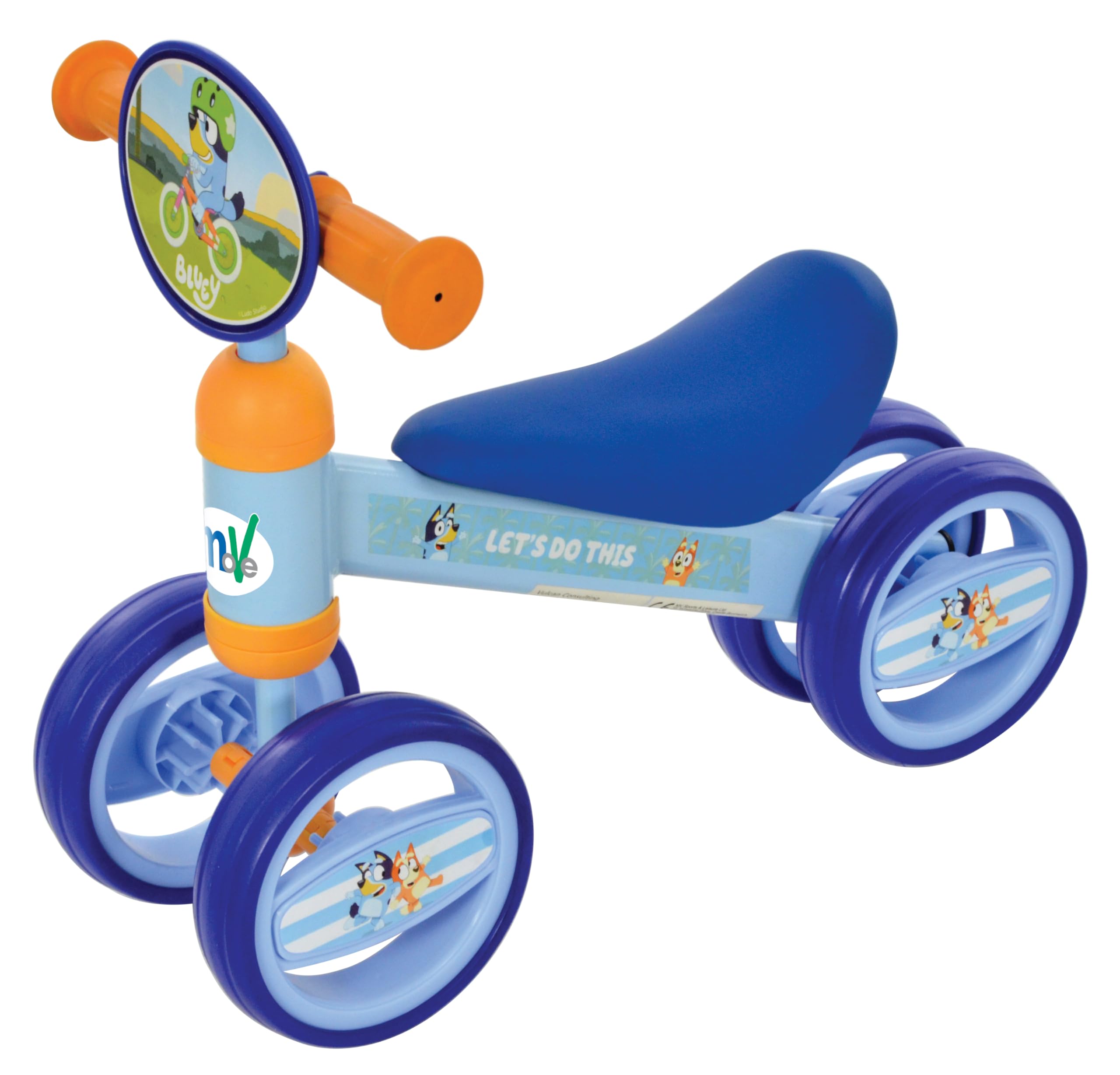 Bluey Officially Licensed Ride On Toy - Durable Steel Frame for Ages 1+ 17