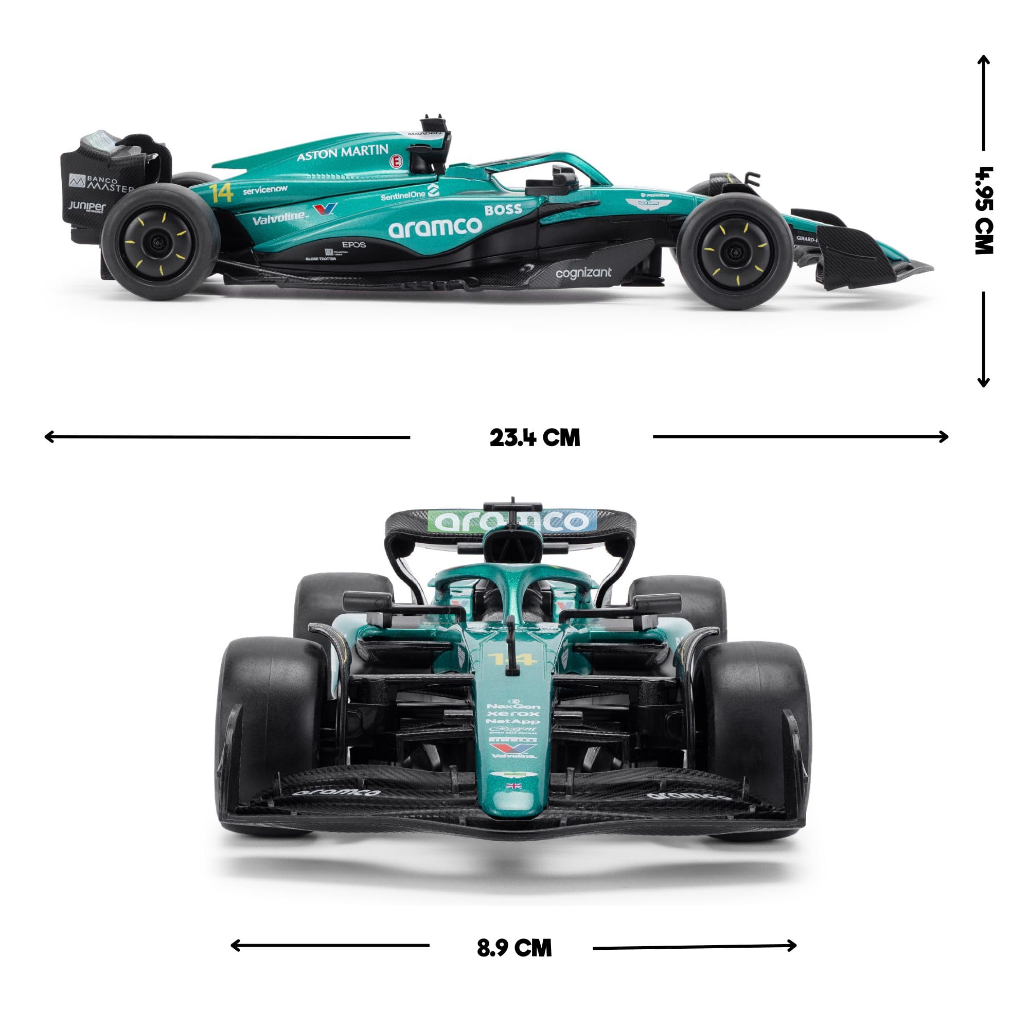Aston Martin AMR24 F1 1:24 Scale Die-Cast Model Car - Officially Licensed Metal Display Model 14