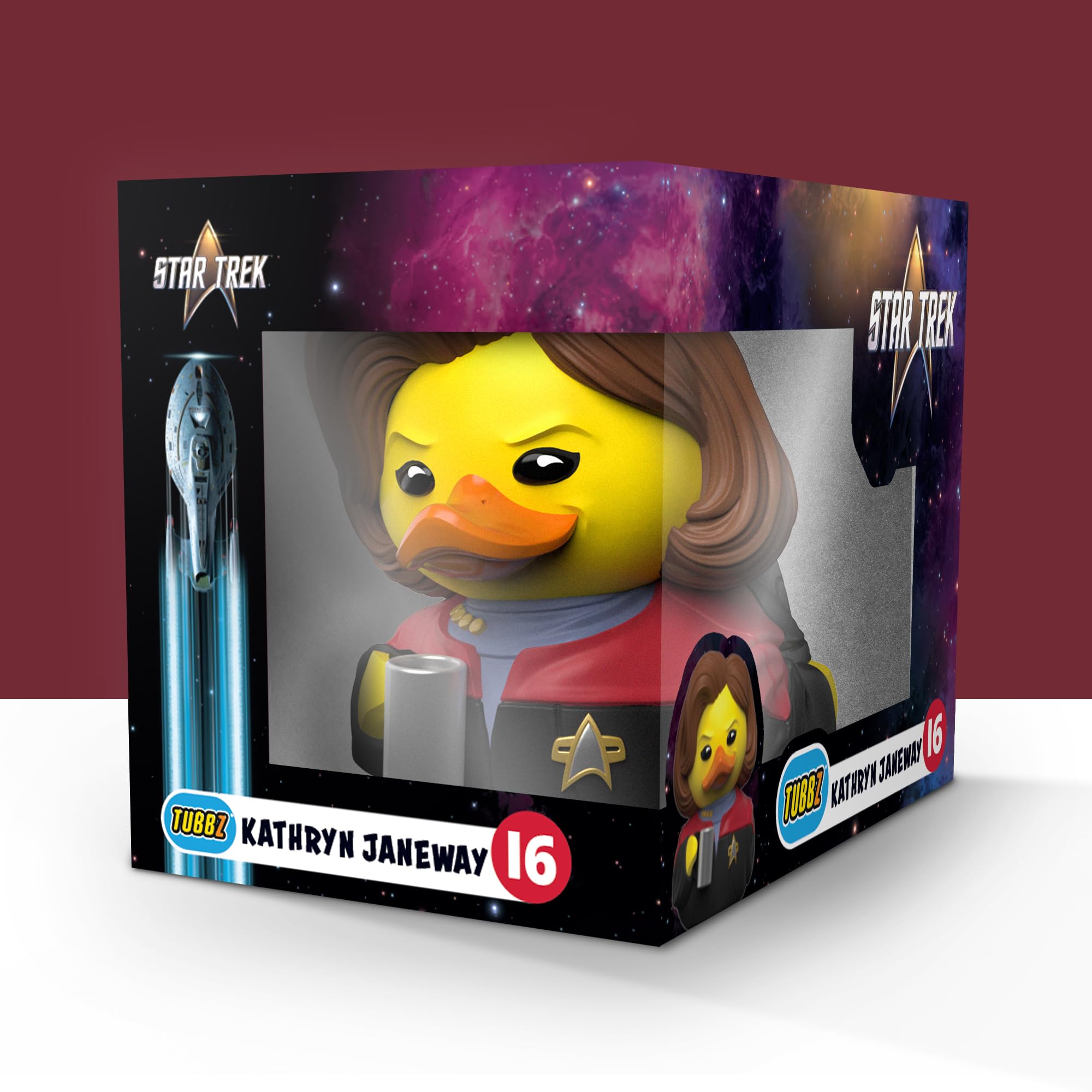 TUBBZ Kathryn Janeway Boxed Edition Vinyl Rubber Duck Collectible - Star Trek