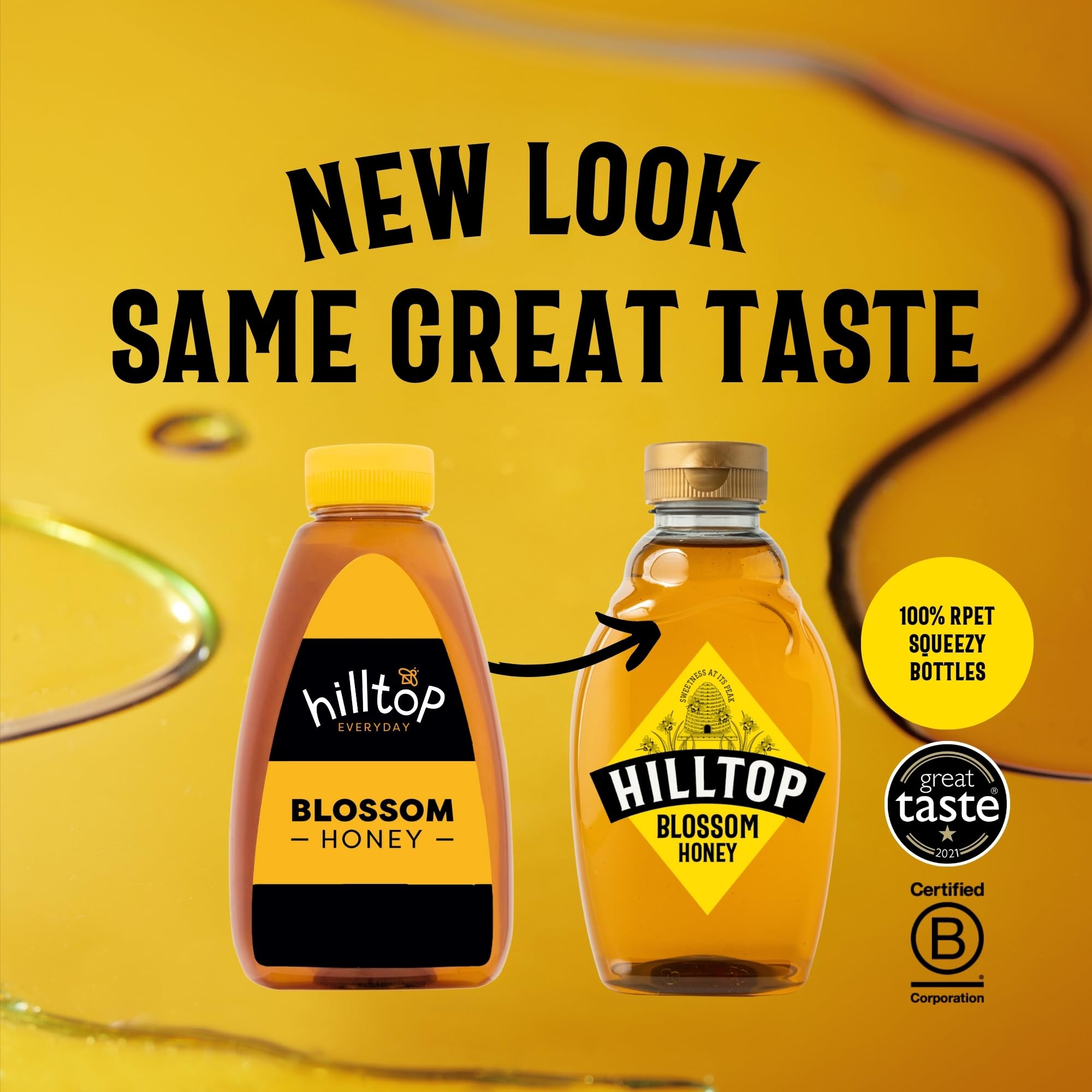 Hilltop Honey Blossom Honey 720g Squeezy Bottle - Pure Natural Honey 11