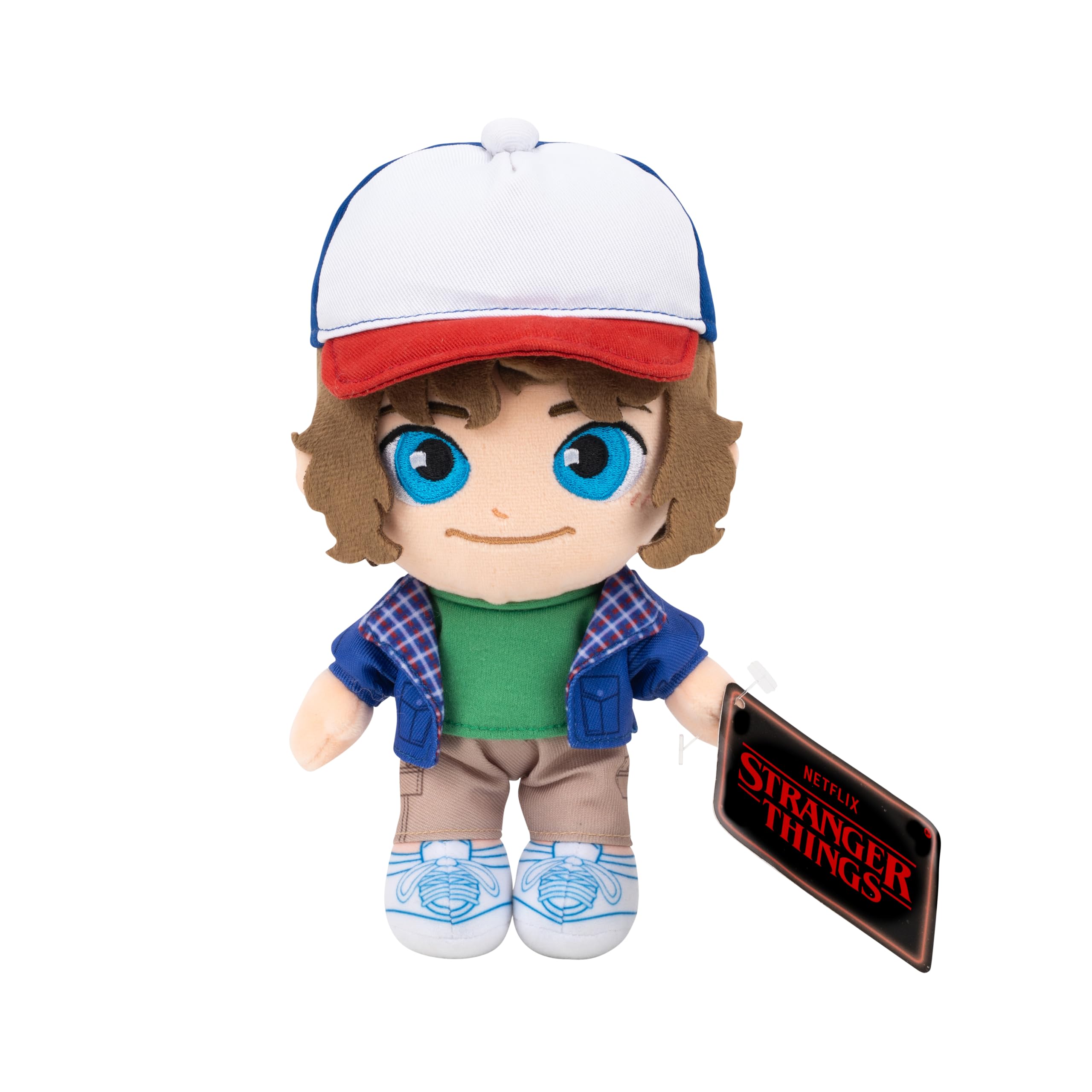 Stranger Things Dustin Henderson Plush - 8-Inch Soft Plush with Special Embroidery