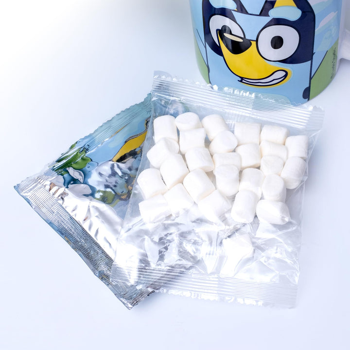 Beams International - Bluey Hot Chocolate Gift Set with Mug Featuring Bluey & Bingo