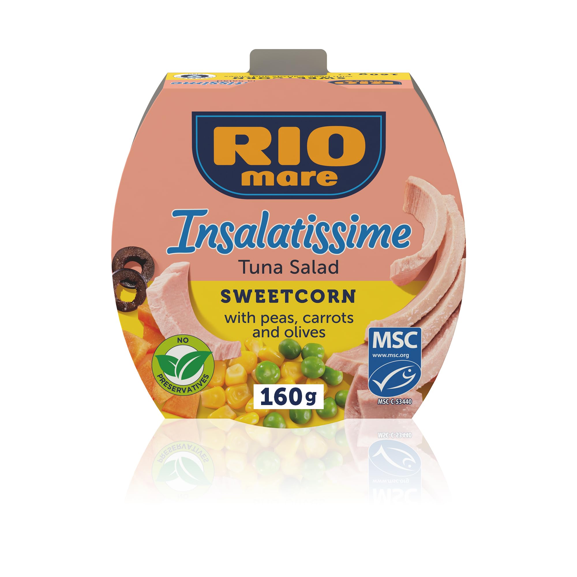 Rio Mare Insalatissime Sweetcorn and Tuna Salad - Ready to Eat Meal | 160g