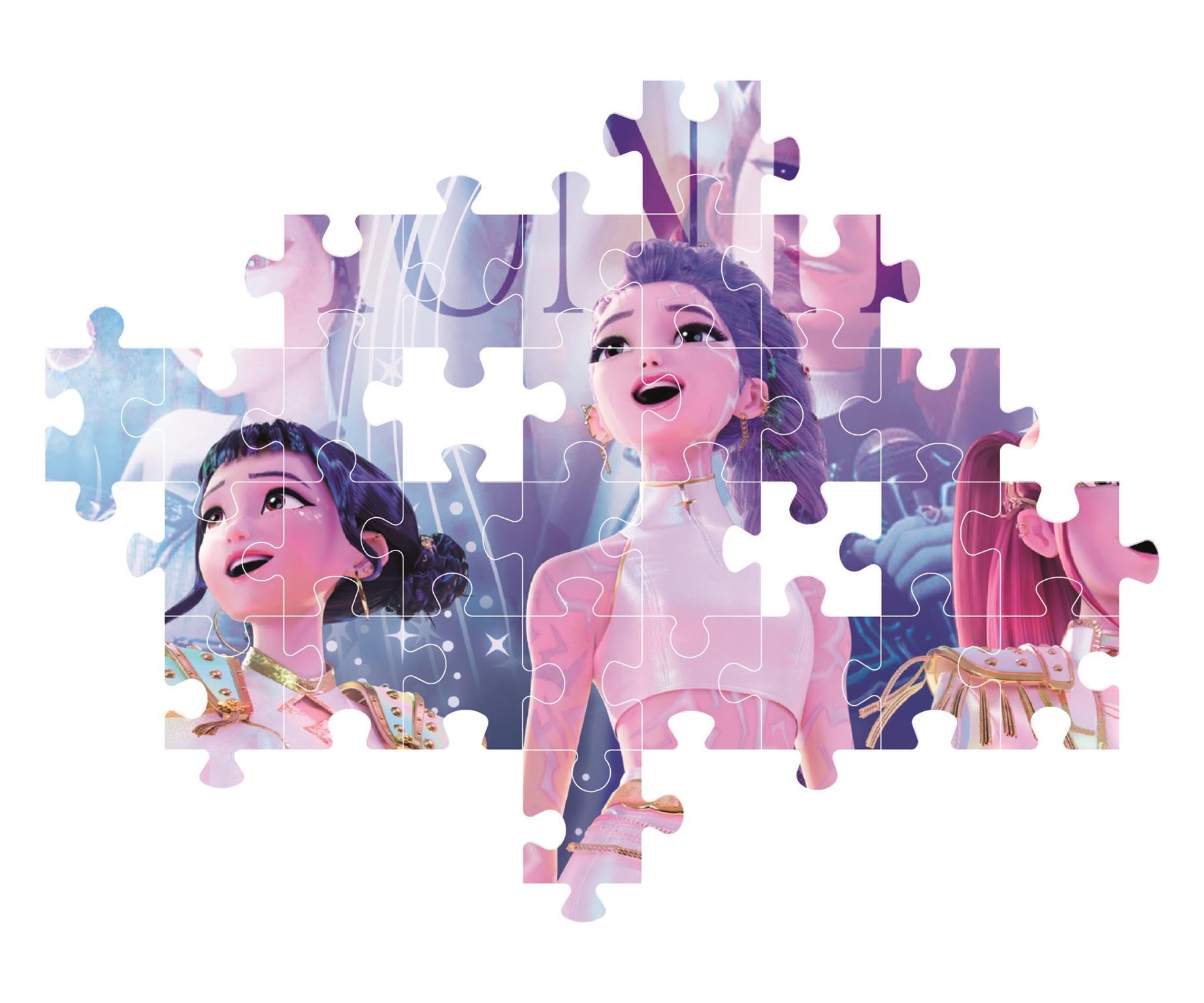 Clementoni KPOP Demon Hunters 104 Piece Jigsaw Puzzle for Kids 6+ | Finished Size 38x27 cm 2