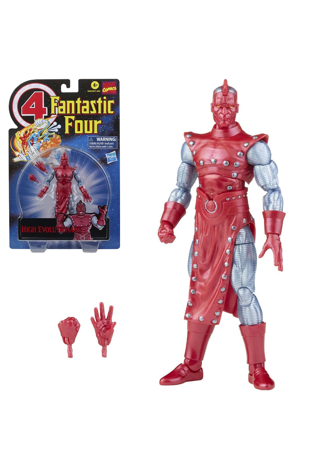 Hasbro Marvel Legends Series Retro Fantastic Four High Evolutionary 6-Inch Action Figure - Ages 4+