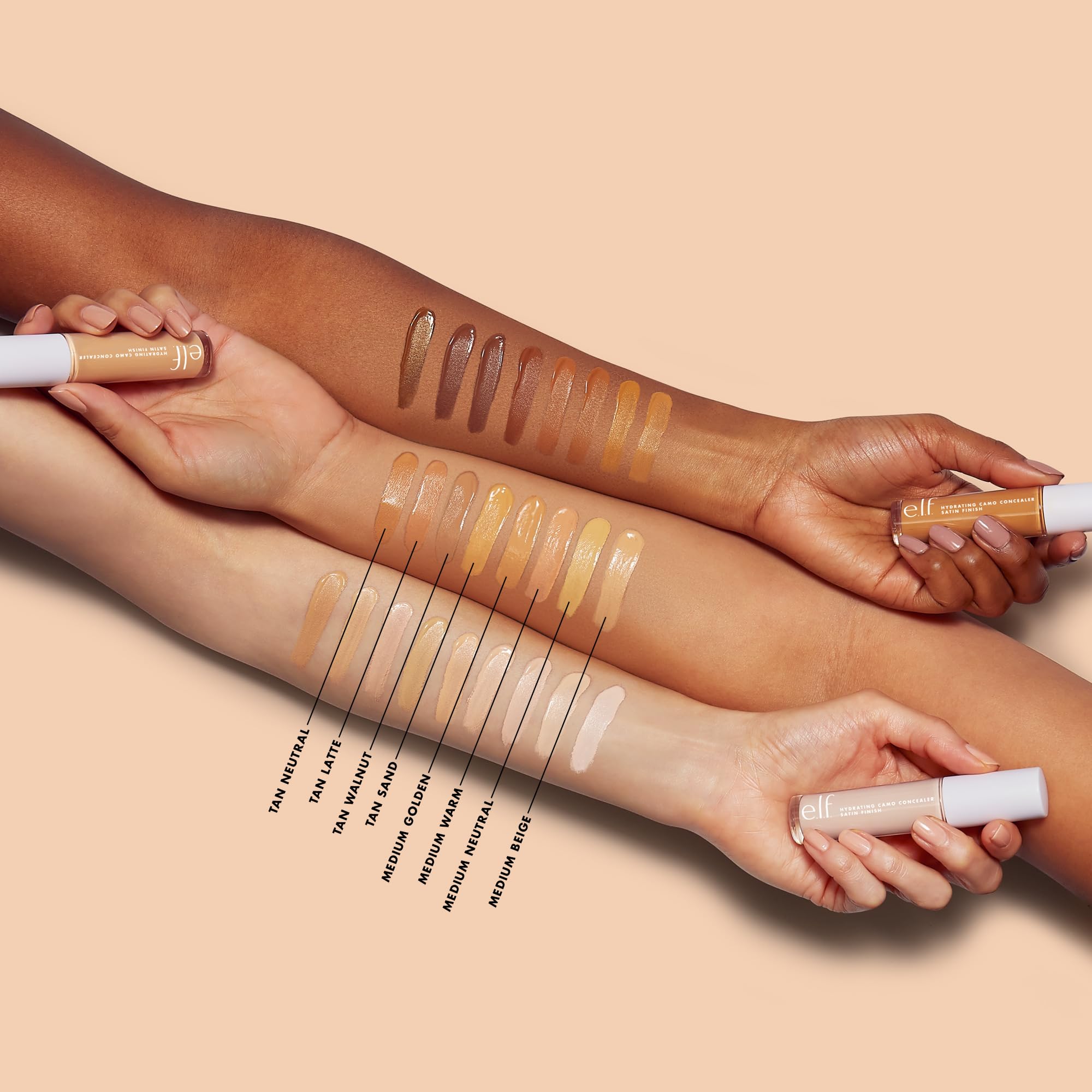 e.l.f. Hydrating Camo Concealer - Full Coverage Concealer, Tan Neutral, 0.203 Fl Oz (6mL) 6