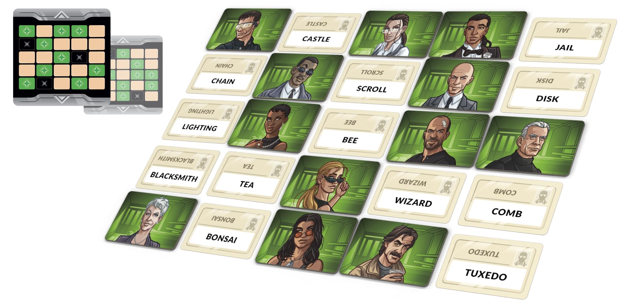 CGE Czech Games Edition Codenames Duet (2nd Edition) - Cooperative Word Game | 2 Players | Ages 11+ 3