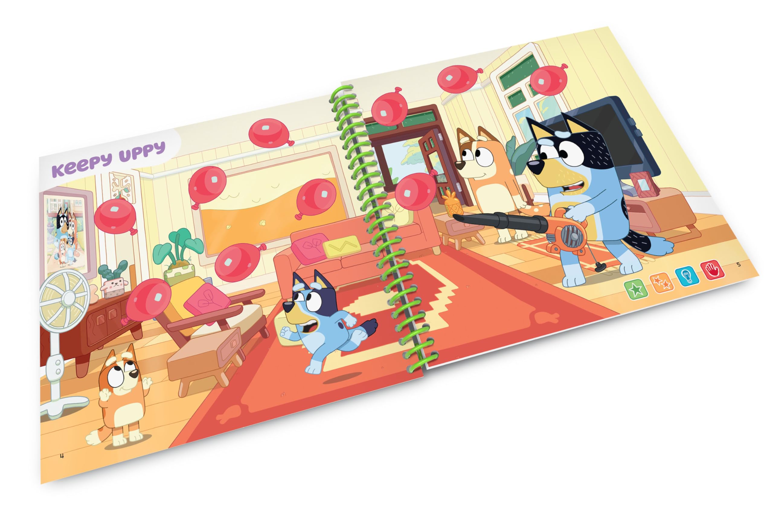 LeapFrog LeapStart Bluey Fun and Games Learning System Book | Ages 2-5 | 15+ Activities 2