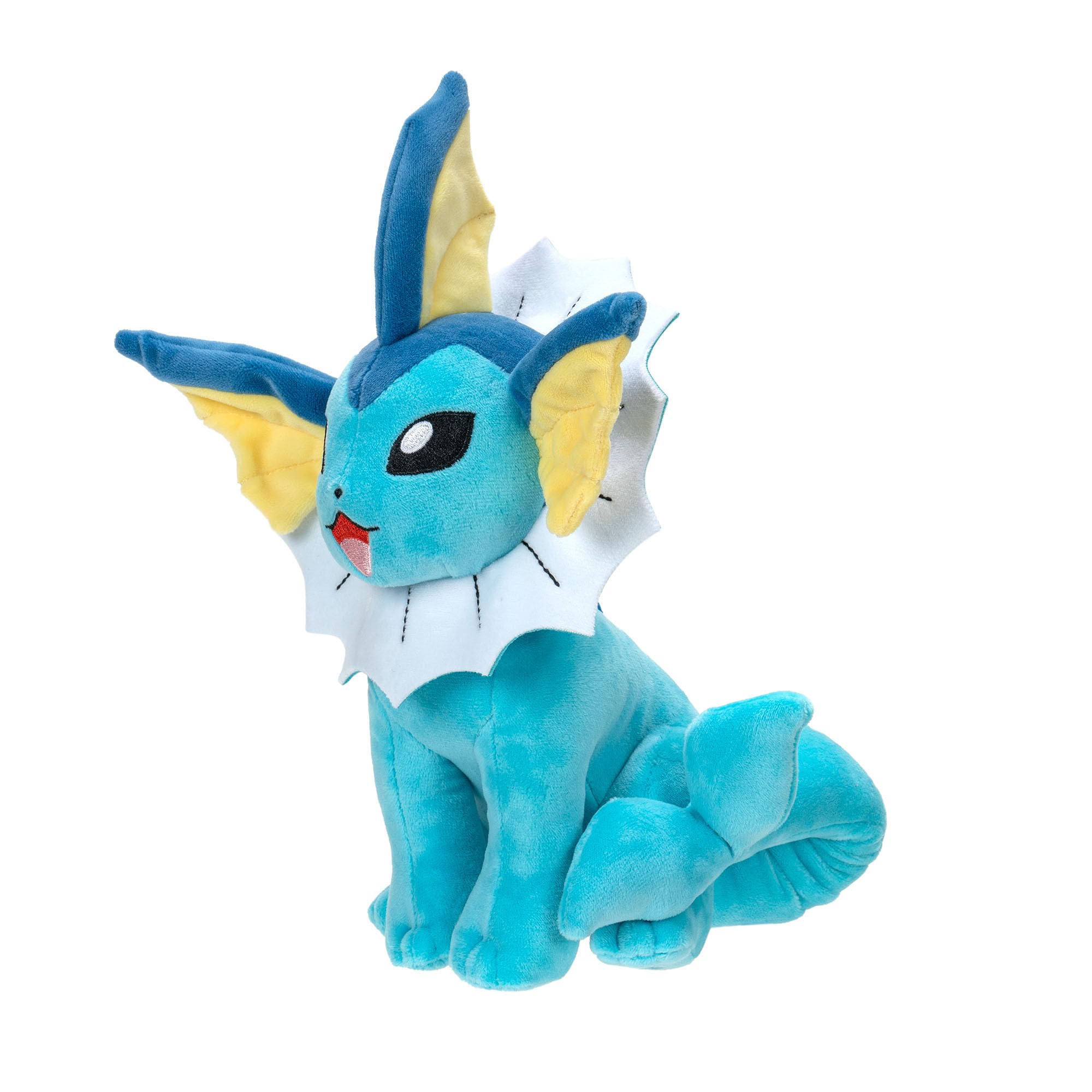 Pokémon Vaporeon Stuffed Animal Plush - 8-Inch Soft Polyester Toy | Classic Edition