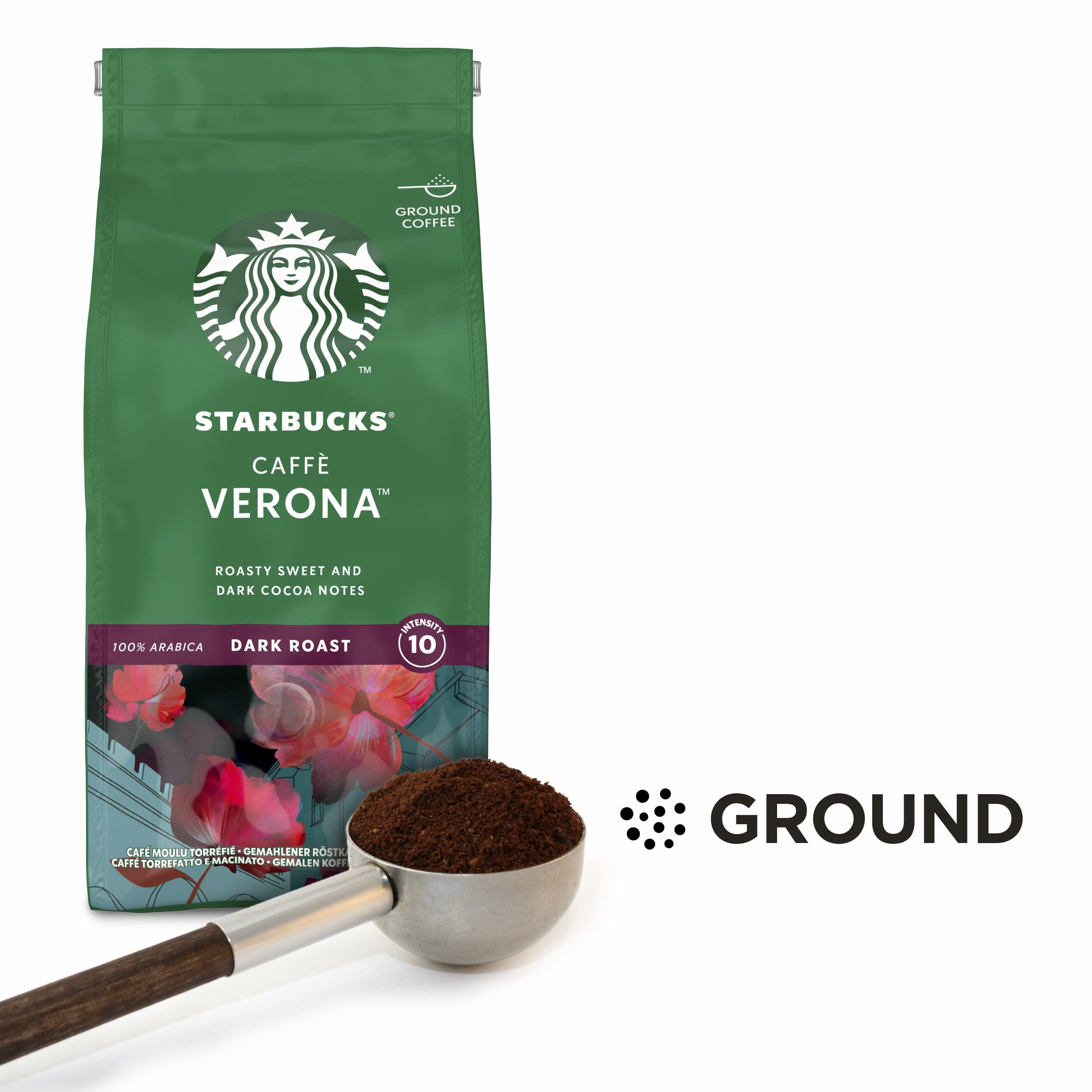 STARBUCKS - Caffè Verona Dark Roast Ground Coffee 200g (Pack of 6) 4