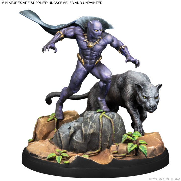 Atomic Mass Games Marvel: Crisis Protocol Black Panther Chosen of Bast & Namor Miniatures Expansion