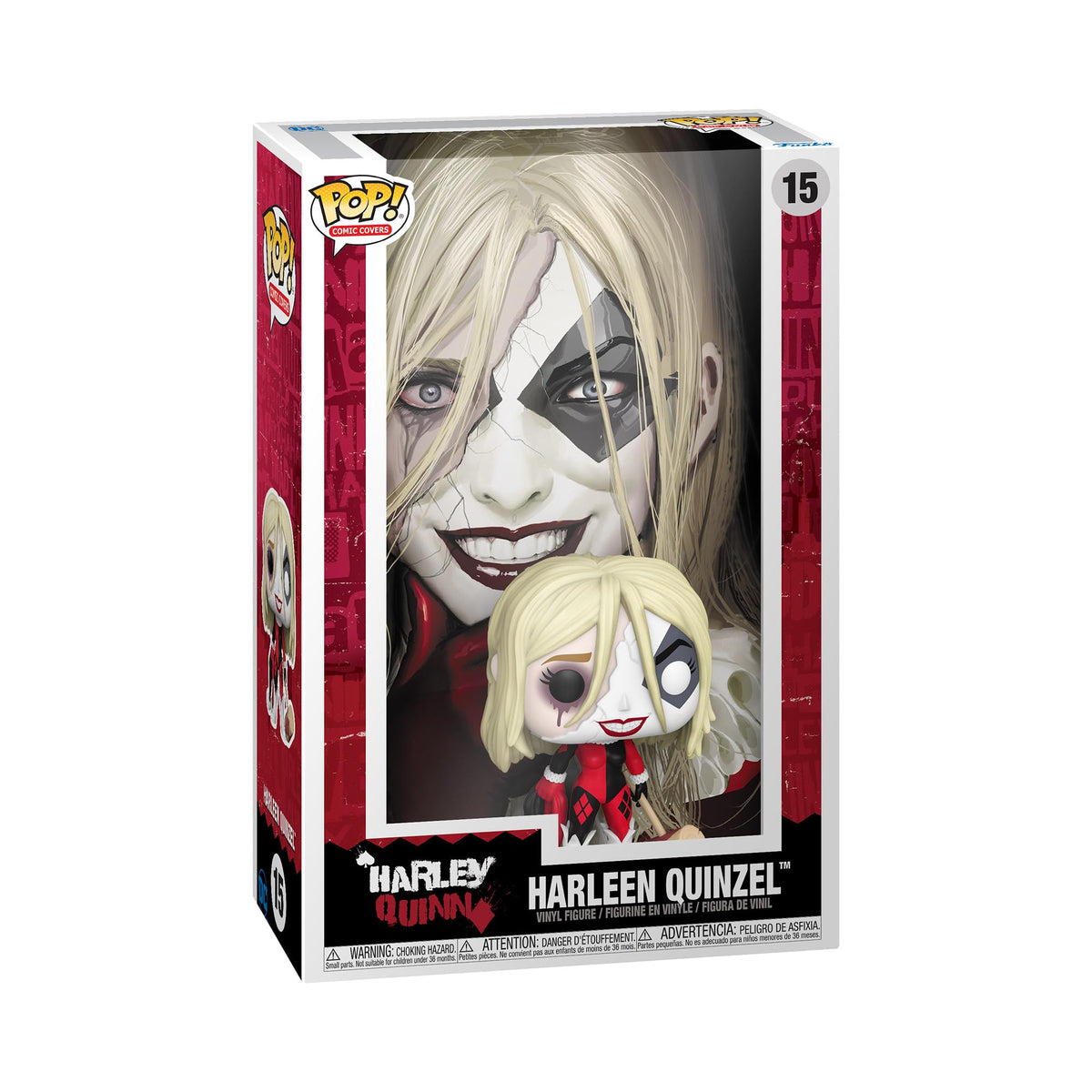 Funko Harleen Quinzel (Harley Quinn) Comic Cover Vinyl Figure | 7 in Display | Premium Vinyl