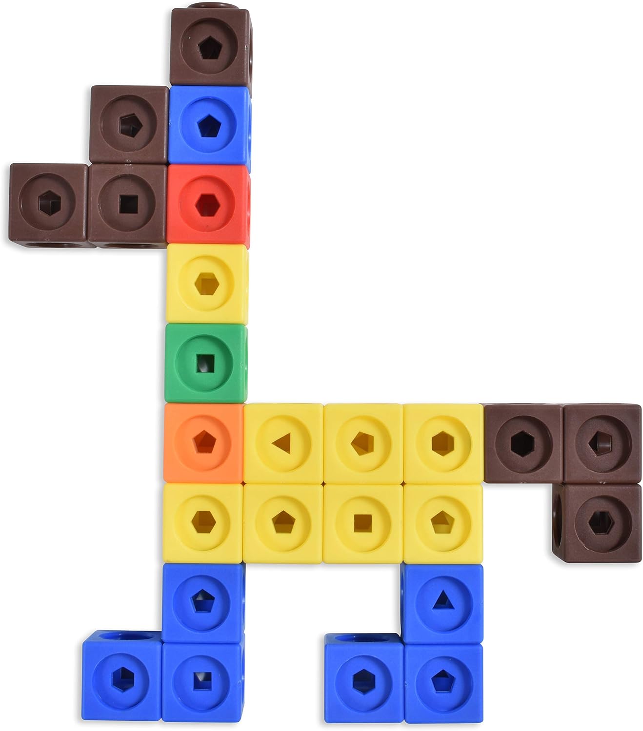 EDX Education Math Cubes - 100-Piece Linking Cube Set for Early Learning 4