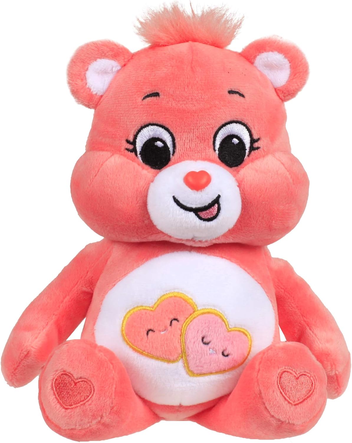 Care Bears Love-A-Lot Bear 22cm Bean Plush - Collectible Pink Teddy for Ages 4+ 1